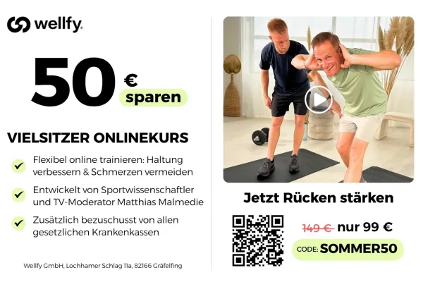 50€ sparen | VIELSITZER ONLINEKURS