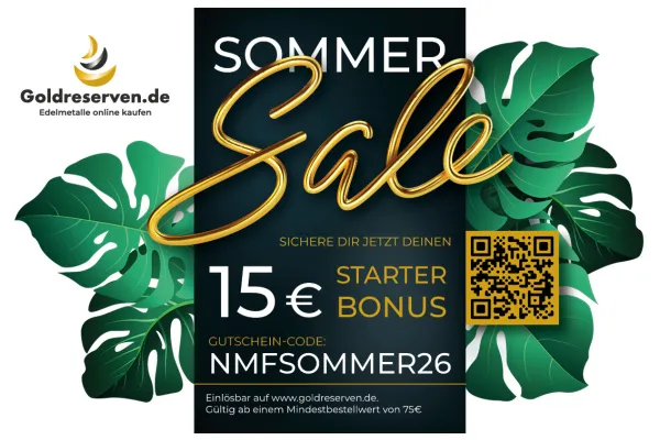 SICHERE DIR JETZT DEINEN 15 € STARTER BONUS