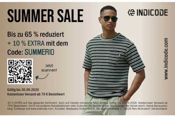 SUMMER SALE | Bis zu 65 % reduziert + 10 % EXTRA | Jetzt shoppen!