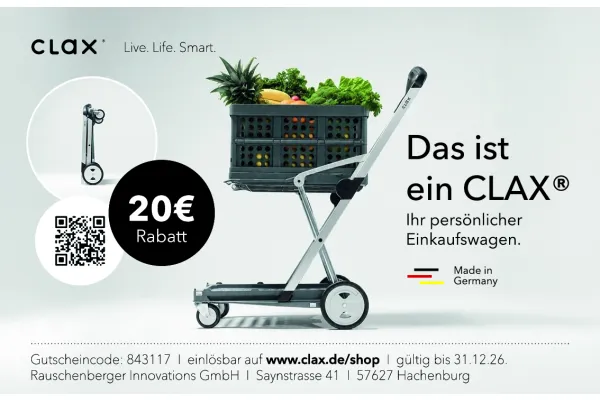 20€ RABATT auf Deinen CLAX | Jetzt shoppen!